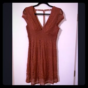 Mauve Lace Dress
